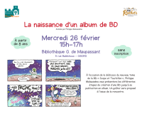 La naissance d'un album de BD