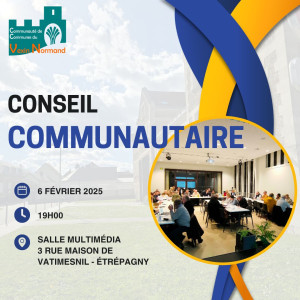 Conseil communautaire du 6 février 2025