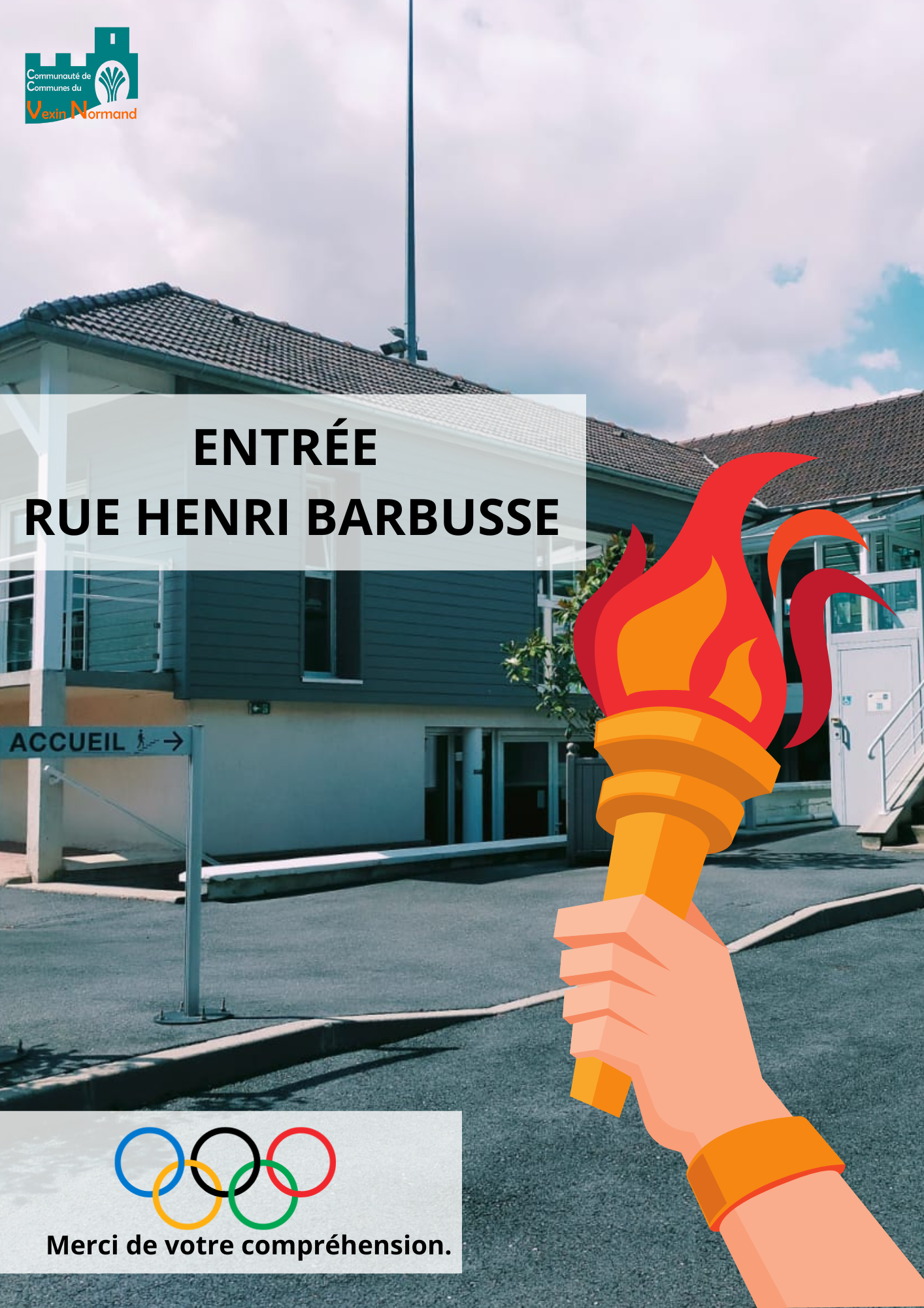 Entrée rue Henri Barbusse Document A4