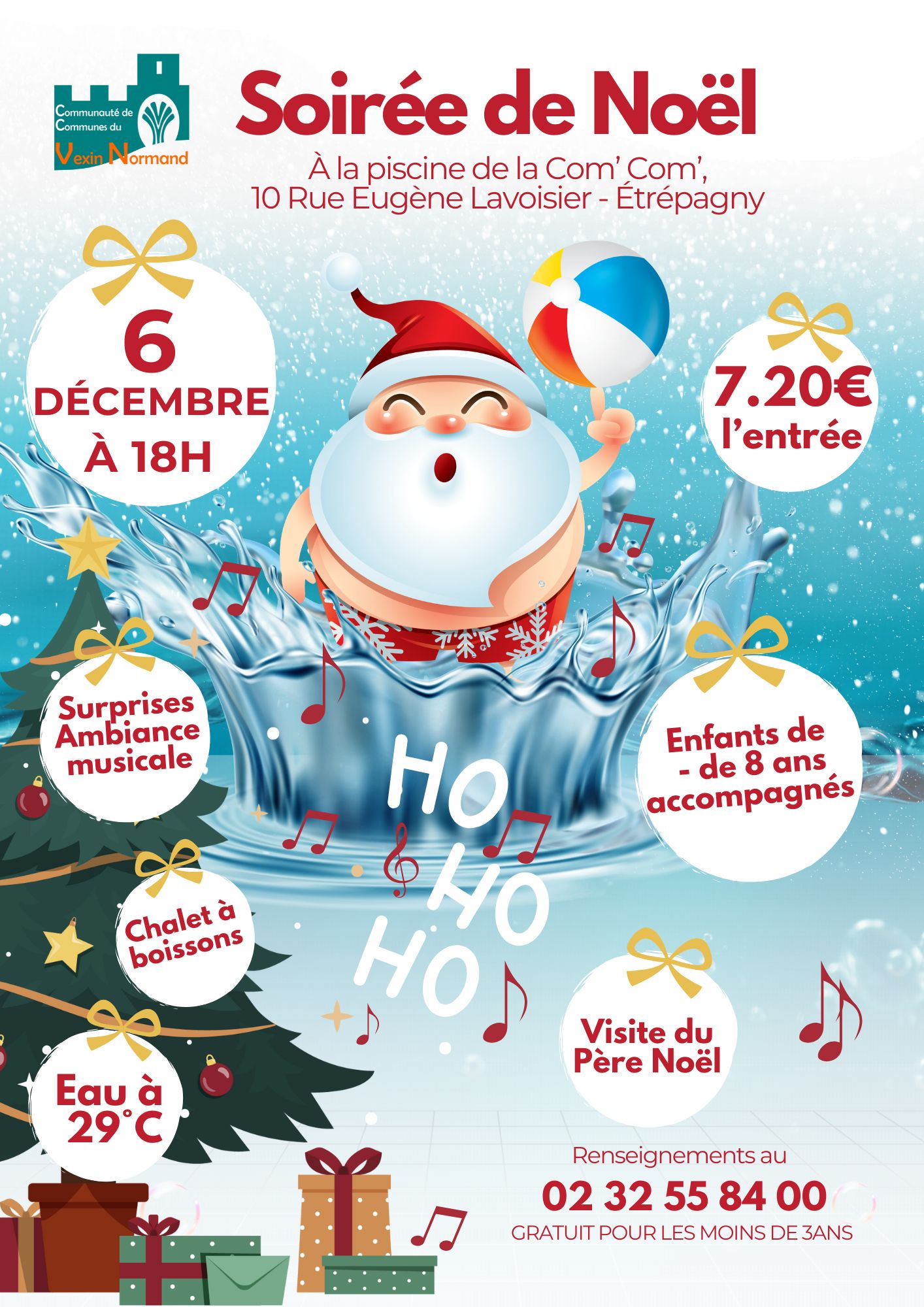 Soirée Noël piscine1