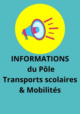 Informations TRANSPORTS SCOLAIRES