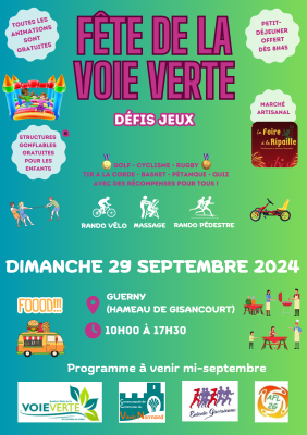 SAVE THE DATE : Fête de la Voie Verte 